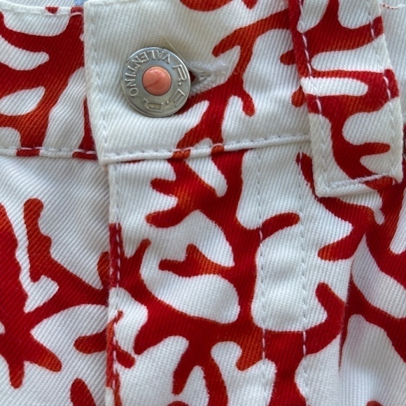 VALENTINO Red Pants - Denim - Picture 5 of 11